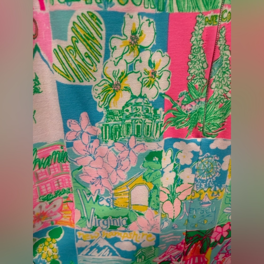 Lilly Pulitzer Multicolor Patchwork State of Mind Romper - Picture 12 of 12